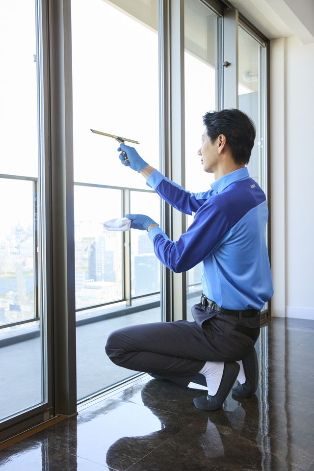 事業所向けガラスクリーニング
